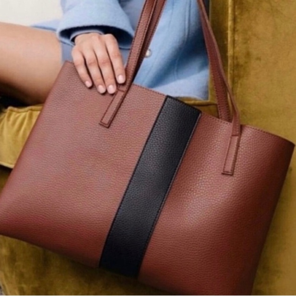 VINCE CAMUTO Luck Leather Tote
